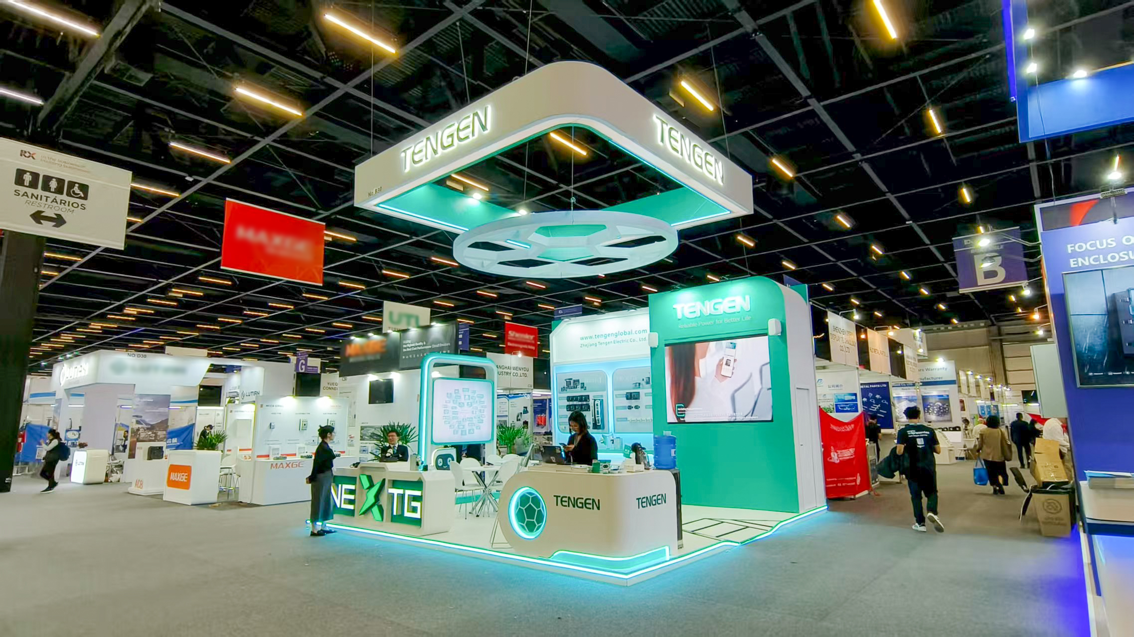 闪耀拉美丨凯发k8一触即发亮相FIEE巴西国际电力展